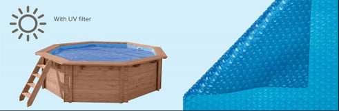 Copertura estiva della piscina in legno fuori terra da giardino JARDIN BABY 210x210 cm