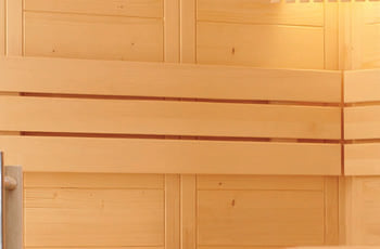Sauna finlandese Regina 15 - Incluso nel kit sauna - Schienale in legno