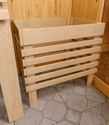 Sauna finlandese classica Ava 1 coibentata: Kit sauna - Protezione per stufa