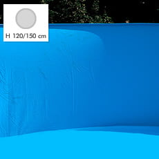 Liner per piscina TONDA 600 h 120 - Colore azzurro