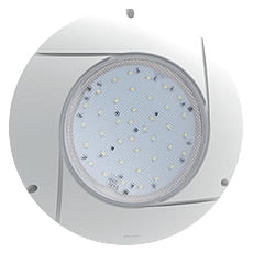 Proiettore piatto 60 LED bianco da avvitare su una bocchetta